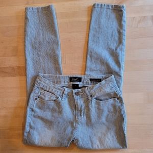 NEW Earl Jeans Pinstripe Blue White Jeans Sz 4